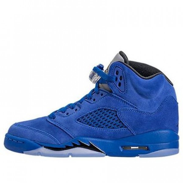 Air Jordan 5 Retro GS Blue Suede 440888-401