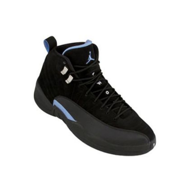 Air Jordan 12 Retro'Nubuck' GS Black/White-University Blue 153265-018