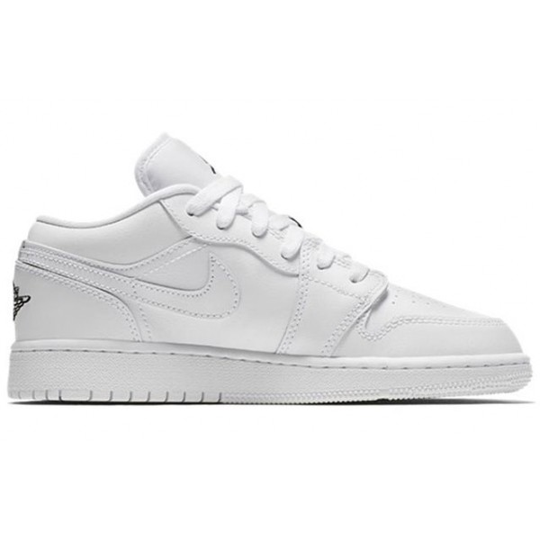 Air Jordan 1 Low GS Triple White 553560-110