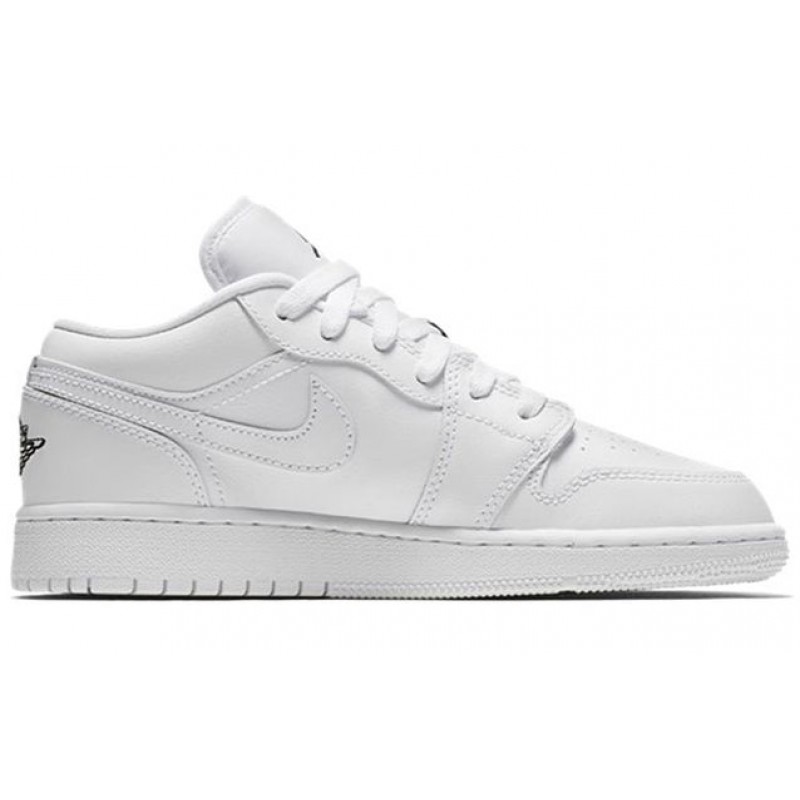 Air Jordan 1 Low GS Triple White 553560-110