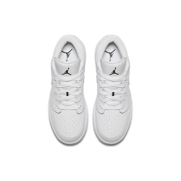 Air Jordan 1 Low GS Triple White 553560-110