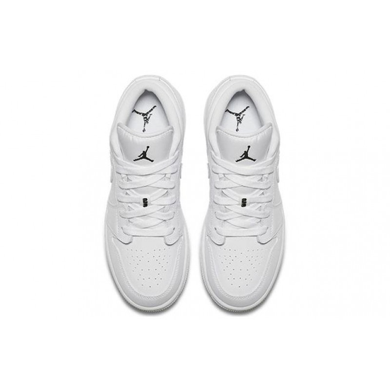 Air Jordan 1 Low GS Triple White 553560-110