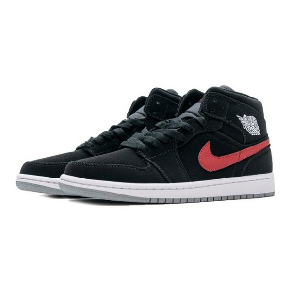 Air Jordan 1 Mid GS Black 554725-065