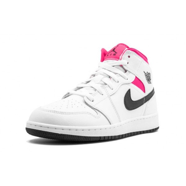 Air Jordan 1 Mid GS White 555112-106