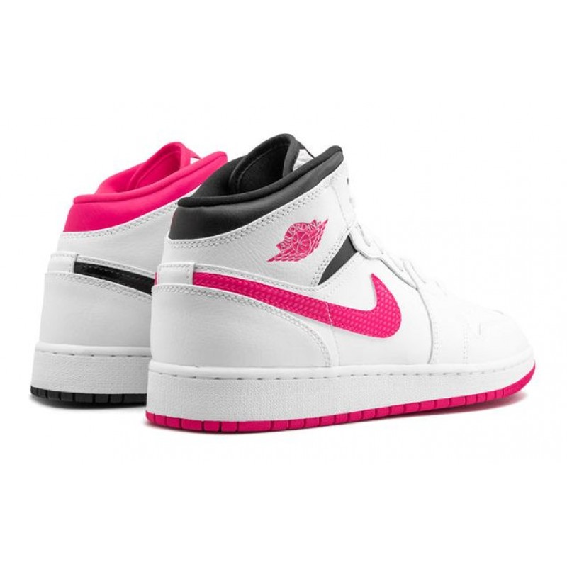 Air Jordan 1 Mid GS White 555112-106