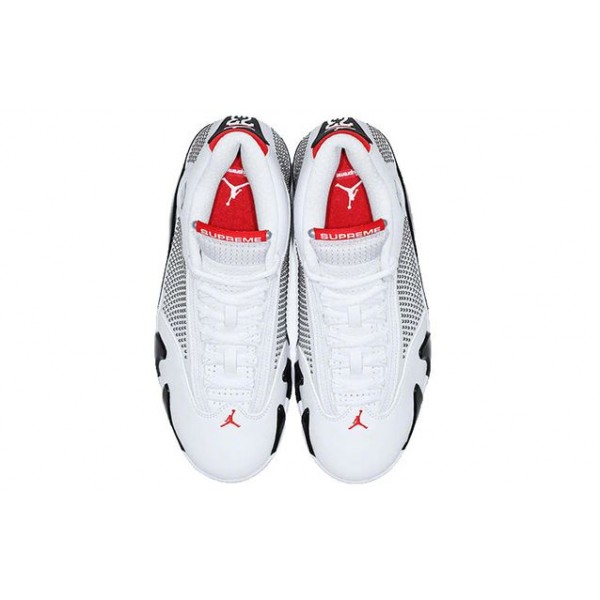 Air Jordan 14 Retro SP Supreme - White Black BV7630-106