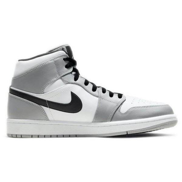 Air Jordan 1 Mid 'Smoke Grey' Light Smoke Grey/Black/White 554724-092