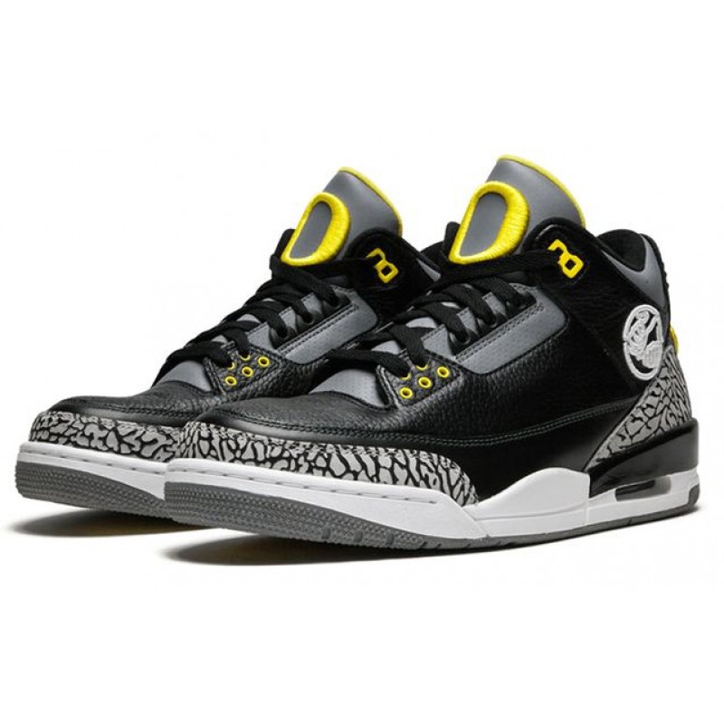 Air Jordan 3 Retro Oregon Ducks Pit Crew Black HO11-MNJDLS-5