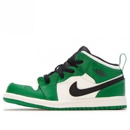 Air Jordan 1 Mid SE TD 'Pine Green' Pine Green/Sail-Black BQ6933-301