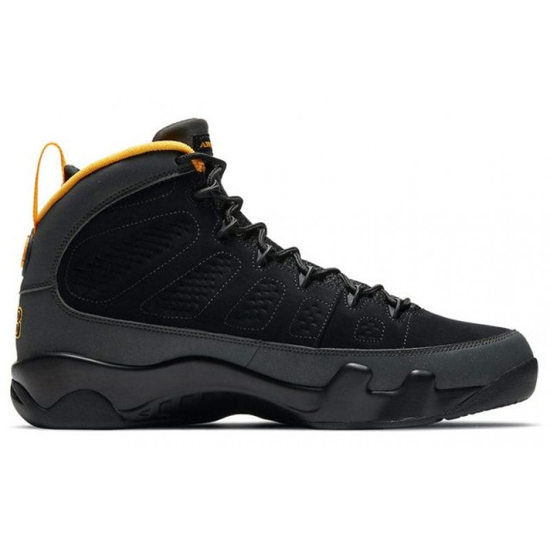 Air Jordan 9 Retro Dark Charcoal University Gold CT8019-070