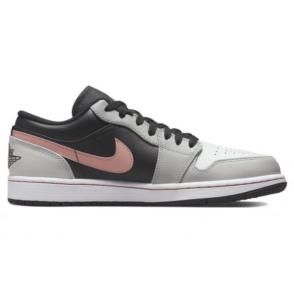 Air Jordan 1 Low Black Grey Pink 553558-062