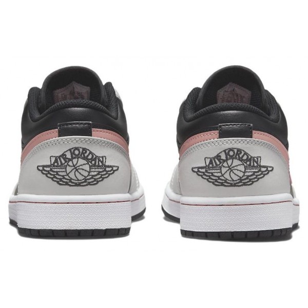 Air Jordan 1 Low Black Grey Pink 553558-062