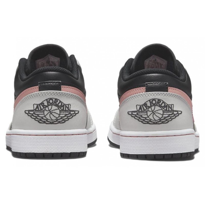 Air Jordan 1 Low Black Grey Pink 553558-062