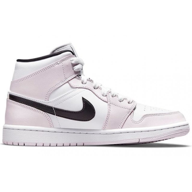 Womens WMNS Air Jordan 1 MId Barely Rose BQ6472-500