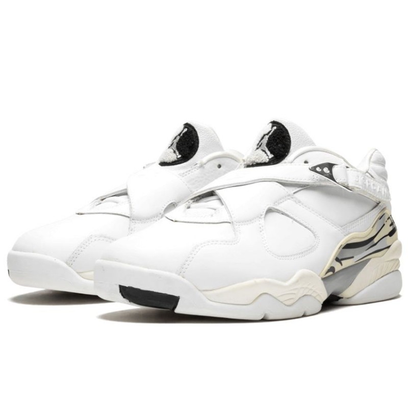 Air Jordan 8 Retro Low 'White Metallic Silver' 2003 White/Chrome-Silver 306157-101