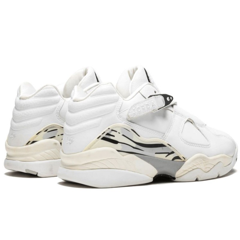 Air Jordan 8 Retro Low 'White Metallic Silver' 2003 White/Chrome-Silver 306157-101