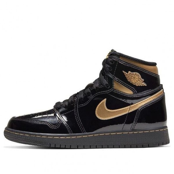 Air Jordan 1 Retro High OG GS 'Black Metallic Gold' Black/Metallic Gold 575441-032