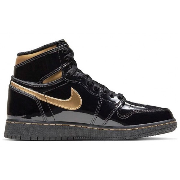 Air Jordan 1 Retro High OG GS 'Black Metallic Gold' Black/Metallic Gold 575441-032