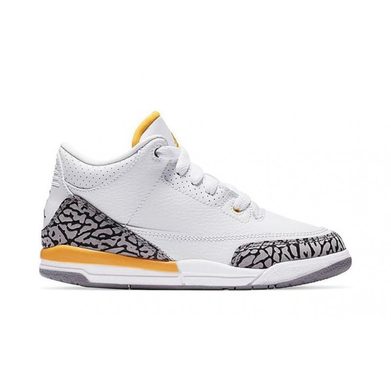 Air Jordan 3 Retro PS 'Laser Orange' White/Laser Orange/Cement Grey/Black 441141-108