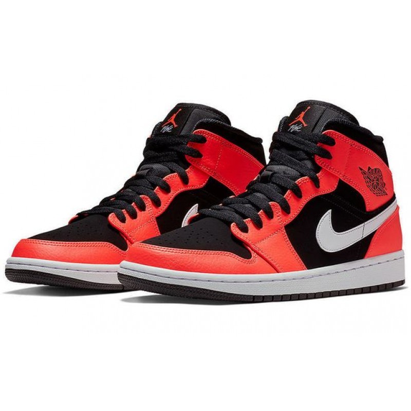 Air Jordan 1 Mid Black Infrared 554724-061