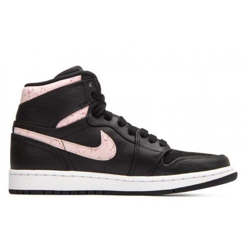 Womens WMNS Air Jordan 1 High PREM Black Silt Red AQ9131-001