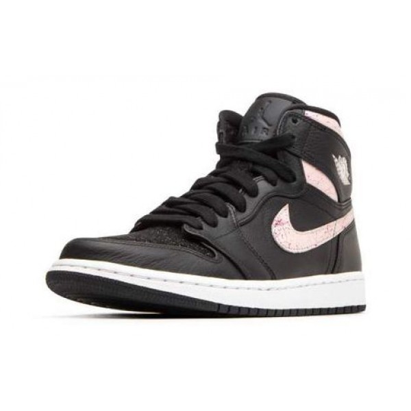 Womens WMNS Air Jordan 1 High PREM Black Silt Red AQ9131-001