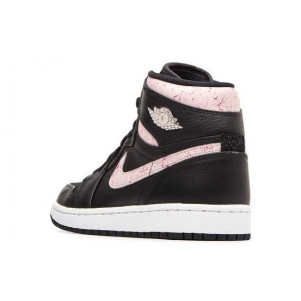 Womens WMNS Air Jordan 1 High PREM Black Silt Red AQ9131-001