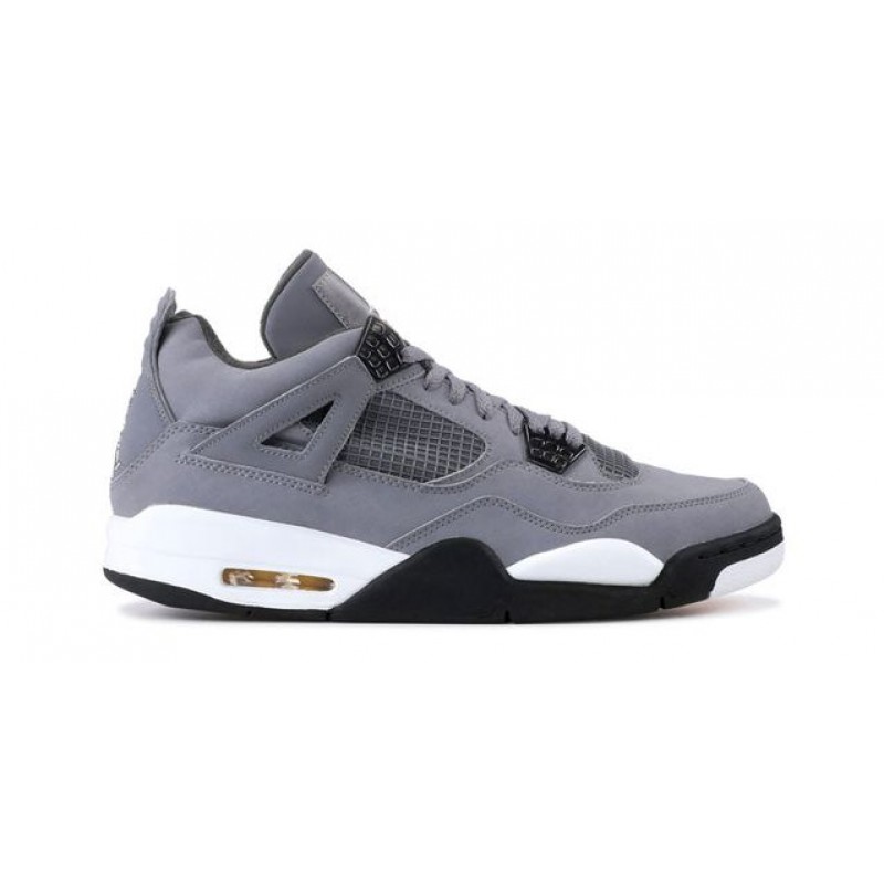 Air Jordan 4 Retro 'Cool Grey' 2004 Cool Grey/Chrome-Dark Charcoal-Varsity Maize 308497-001