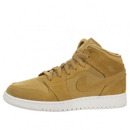 Air Jordan 1 Mid BG GOLDEN HARVEST/SAIL 554725-725