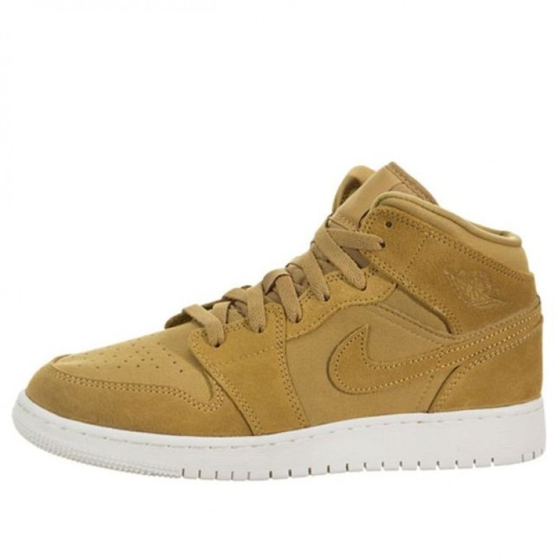 Air Jordan 1 Mid BG GOLDEN HARVEST/SAIL 554725-725