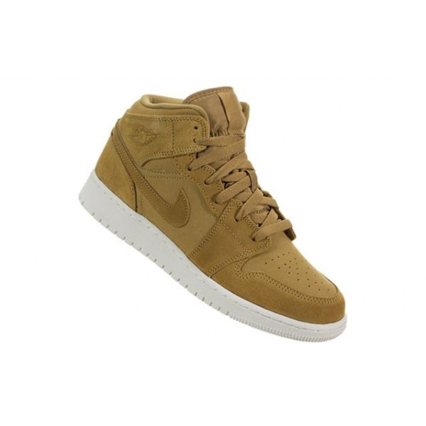 Air Jordan 1 Mid BG GOLDEN HARVEST/SAIL 554725-725