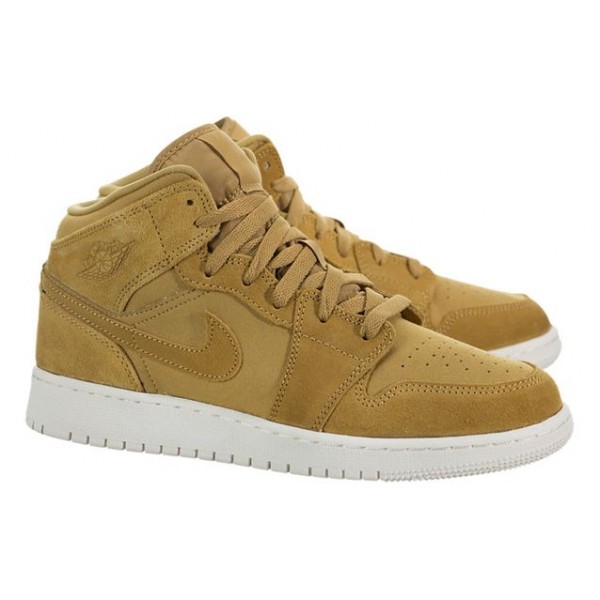 Air Jordan 1 Mid BG GOLDEN HARVEST/SAIL 554725-725