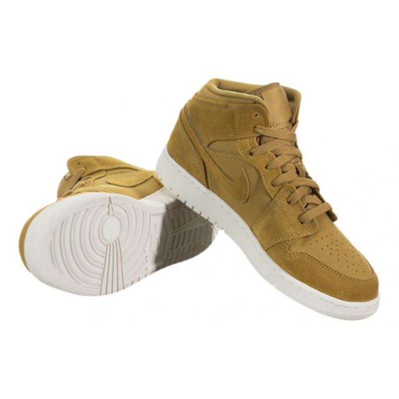 Air Jordan 1 Mid BG GOLDEN HARVEST/SAIL 554725-725