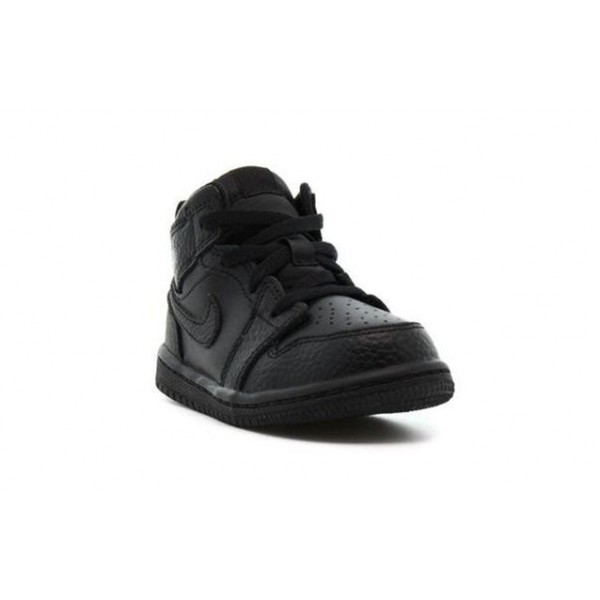 Air Jordan 1 Mid TD 'Triple Black' Black/Black/Black 640735-090