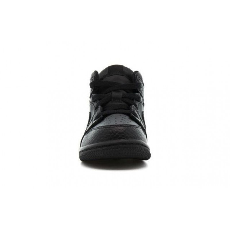 Air Jordan 1 Mid TD 'Triple Black' Black/Black/Black 640735-090