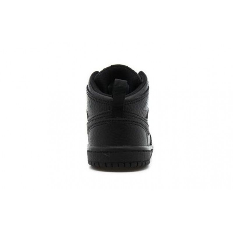 Air Jordan 1 Mid TD 'Triple Black' Black/Black/Black 640735-090