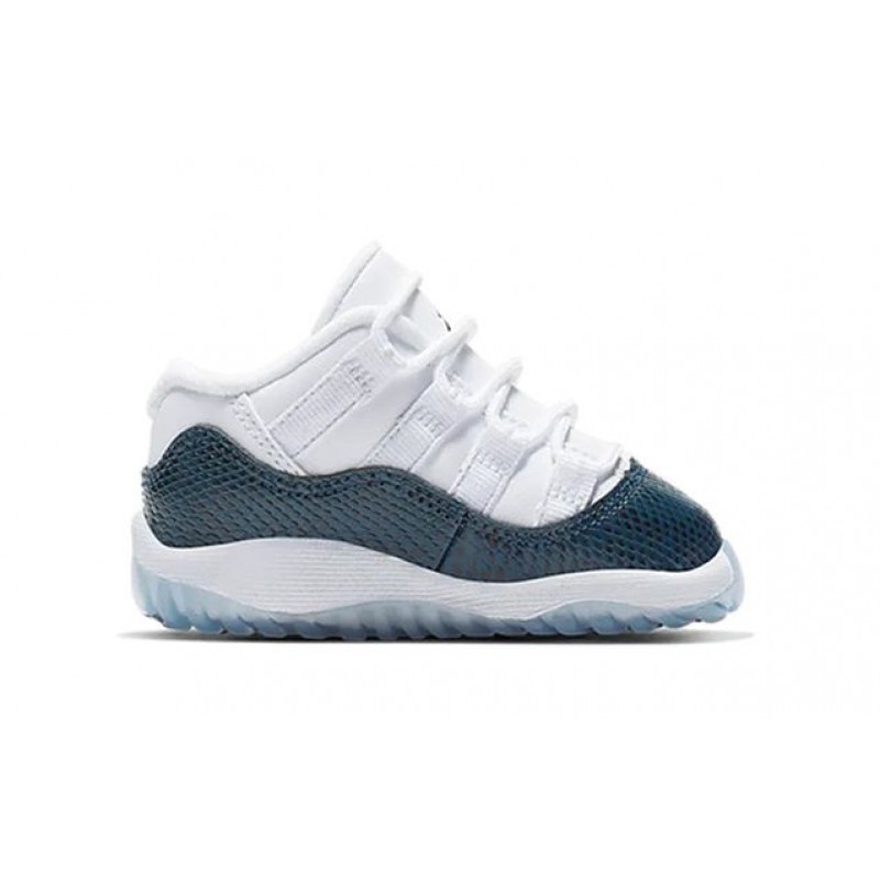 Air Jordan 11 Retro Low TD 'Navy Snakeskin' 2019 White/Black-Navy CD6849-102