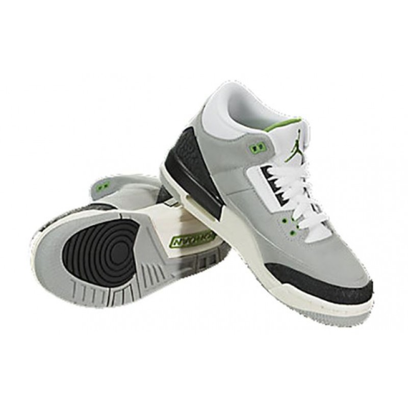 Air Jordan 3 Retro GS Chlorophyll 398614-006