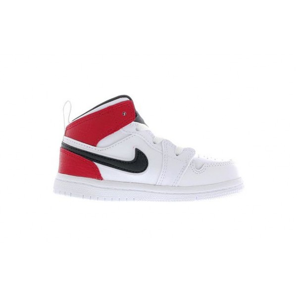 Air Jordan 1 Mid TD 'White Gym Red' White/Black/Gym Red 640735-116