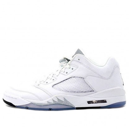 Womens WMNS Air Jordan 5 Retro Low 'Metallic White' 2006 White/Black-Metallic Silver 314337-101