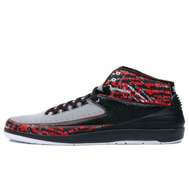 Air Jordan 2 Retro 'Eminem' Black/Stealth-Varsity Red 308308-002