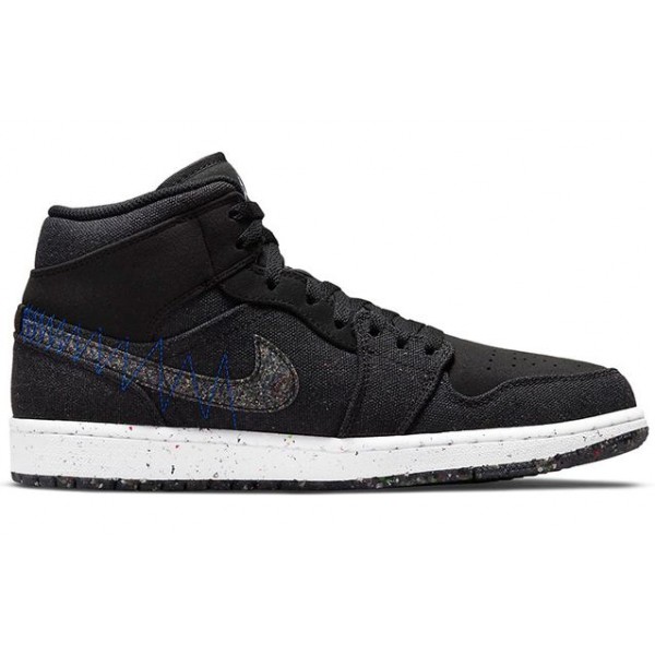 Air Jordan 1 Mid Crater Black Racer Blue DM3529-001