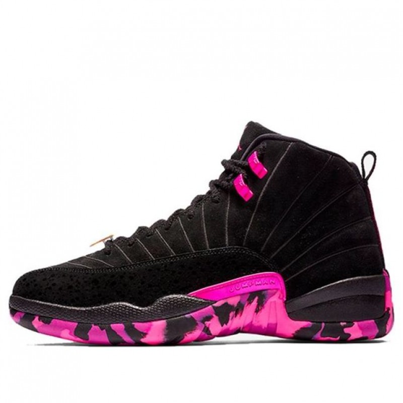 Air Jordan 12 Retro Black Pink Blast AH6987-023