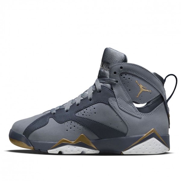 Air Jordan 7 GG 'Blue Dusk' Blue Dusk/Metallic Gold-Obsidian-White 442960-407