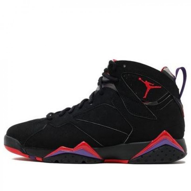 Air Jordan 7 Retro GS 'Raptor' 2012 Black/True Red-Dark Charcoal-Court Purple 304774-018