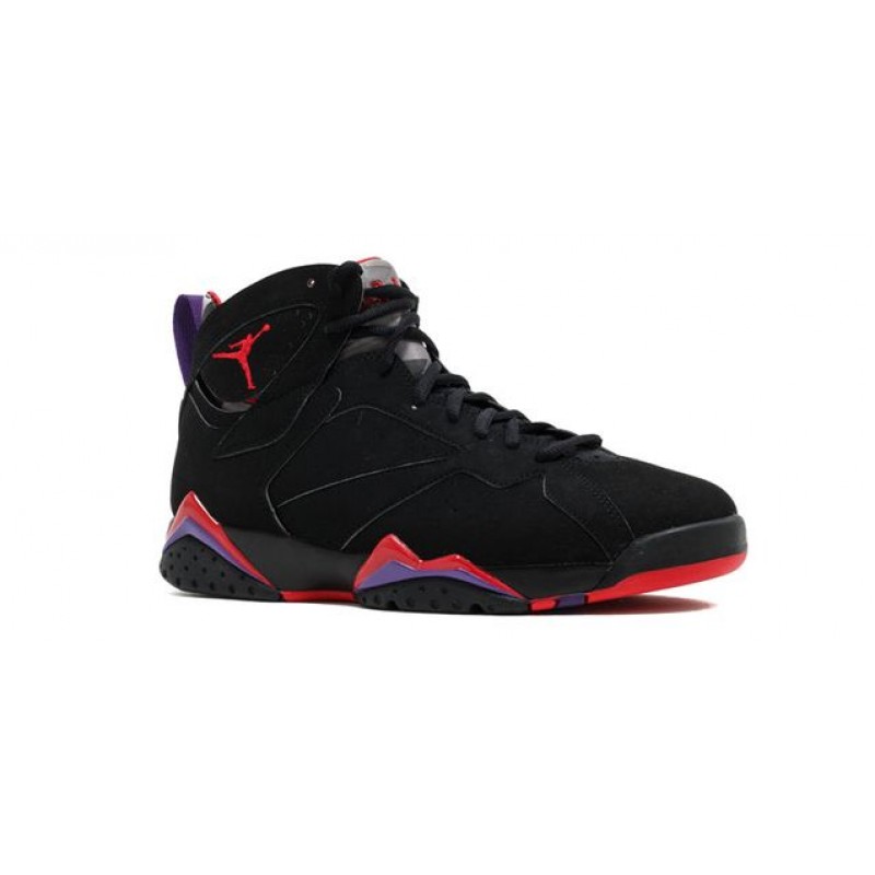 Air Jordan 7 Retro GS 'Raptor' 2012 Black/True Red-Dark Charcoal-Court Purple 304774-018