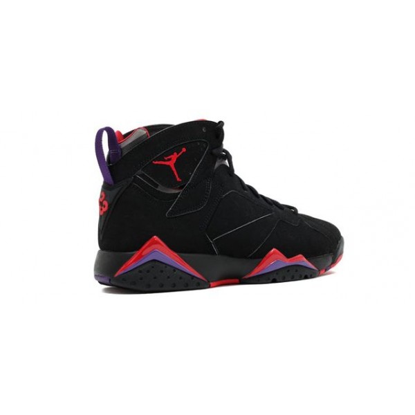 Air Jordan 7 Retro GS 'Raptor' 2012 Black/True Red-Dark Charcoal-Court Purple 304774-018