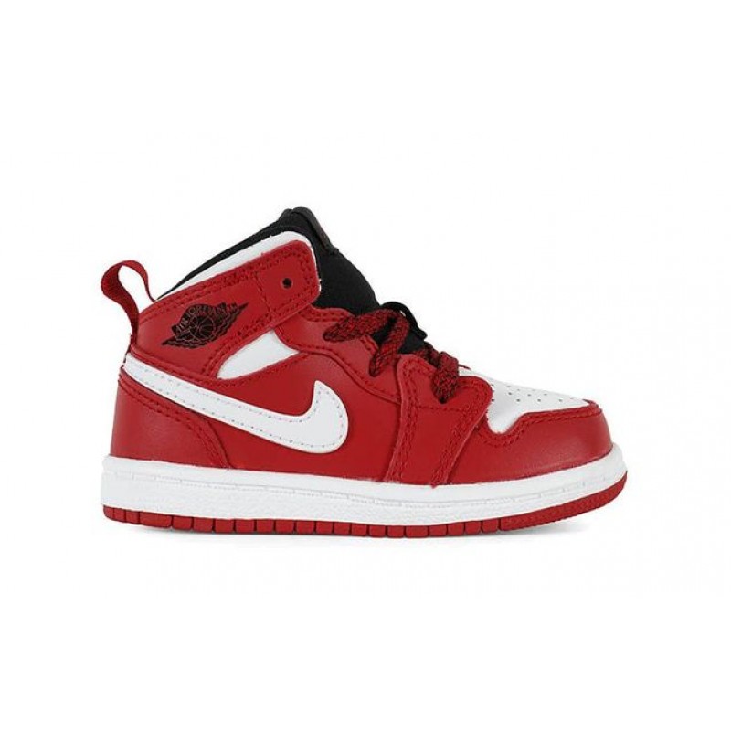 Air Jordan 1 Mid BT 'Red' White/Red/Black 640735-605