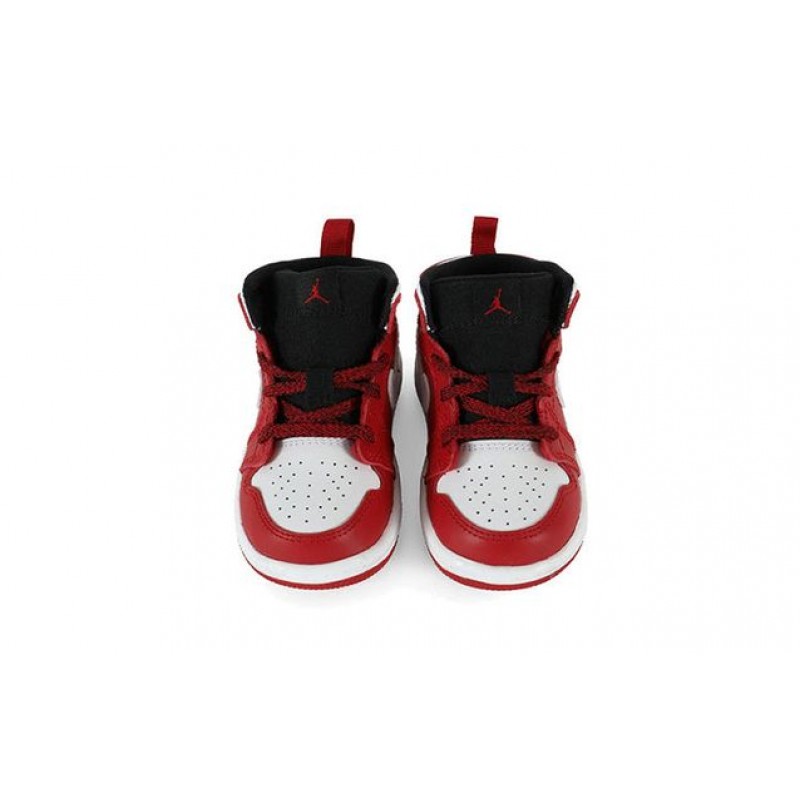 Air Jordan 1 Mid BT 'Red' White/Red/Black 640735-605