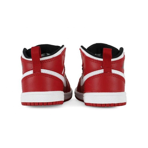 Air Jordan 1 Mid BT 'Red' White/Red/Black 640735-605